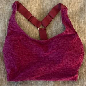 Bombshell Sportswear Maroon Sports Bra